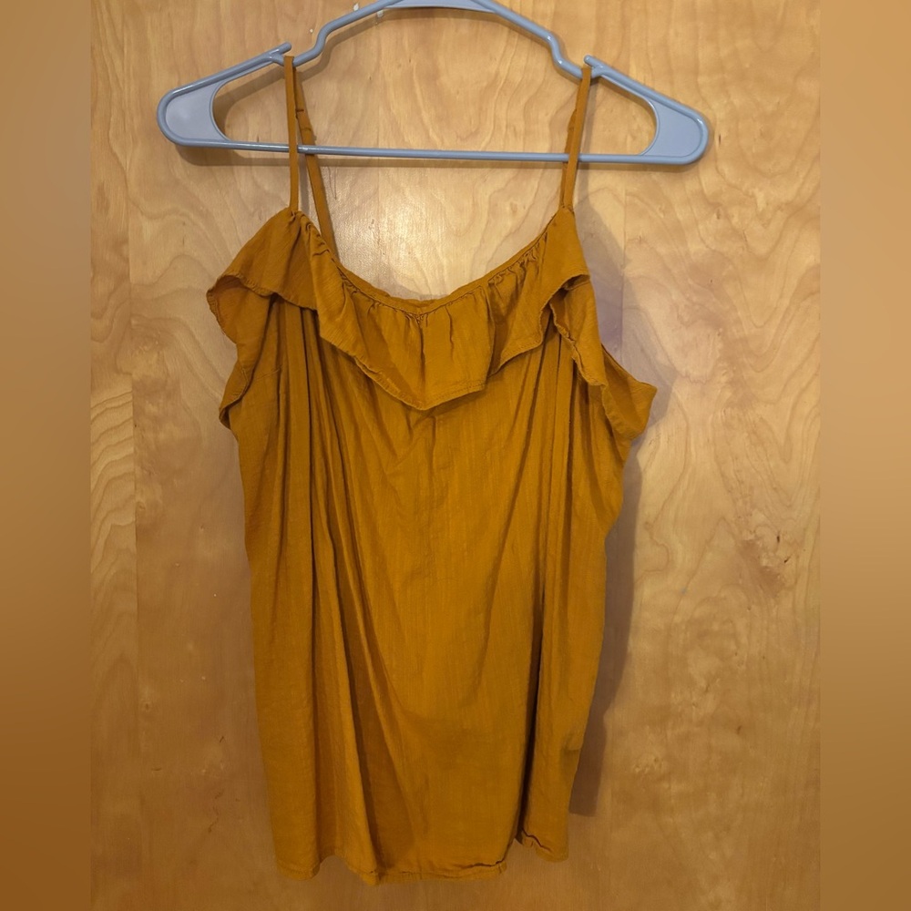 Old Navy Women's Yellow Ruffle Camisole